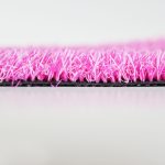 Gekleurd kunstgras Trendy roze zijkant