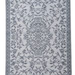 Buitenkleed kunststof India zilver 2