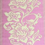 Buitenkleed kunststof mini roze