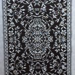 Buitenkleed kunststof India zwart